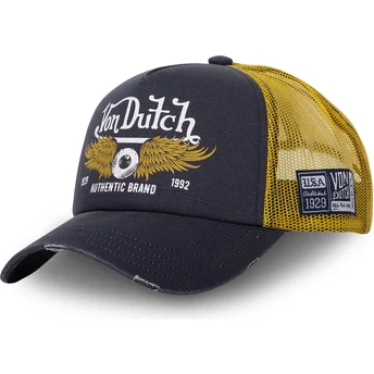 petten-gebogen-grijs-snapback-crew14-van-von-dutch