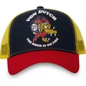 bla-gul-og-rod-wol-trucker-kasket-fra-von-dutch