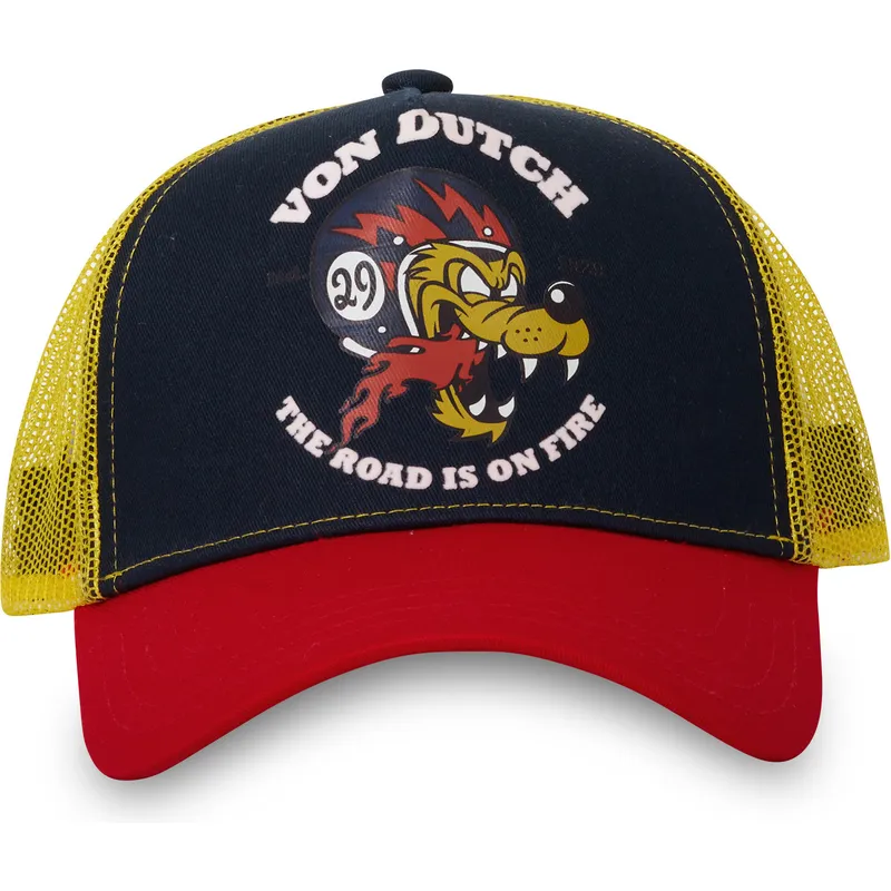 cappellino-trucker-blu-marino-giallo-e-rosso-wol-di-von-dutch