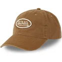 von-dutch-curved-brim-log-arg-brown-adjustable-cap