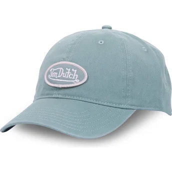 Cappellino visiera curva azzurro chiaro regolabile LOG LGR di Von Dutch