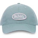 casquette-courbee-bleue-claire-ajustable-log-lgr-von-dutch