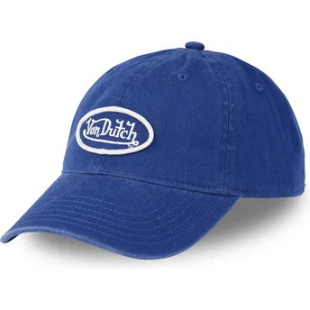 Casquette courbée bleue ajustable LOG BLU Von Dutch