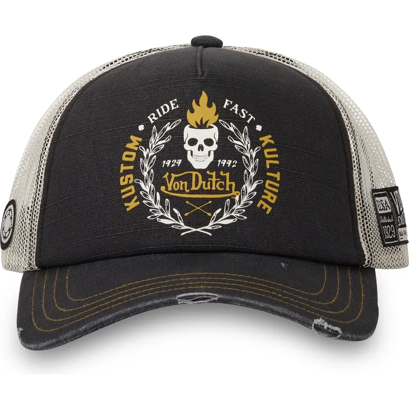 petten-gebogen-zwart-snapback-van-von-dutch