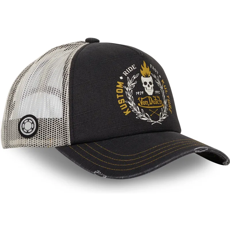 petten-gebogen-zwart-snapback-crew13-van-von-dutch