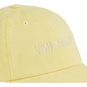 casquette-courbee-jaune-ajustable-lyel-von-dutch