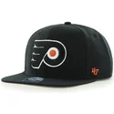 petten-plat-zwart-snapback-van-philadelphia-flyers-nhl-van-47-brand