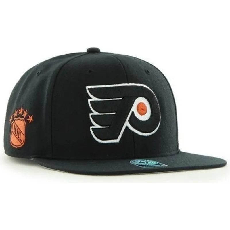 petten-plat-zwart-snapback-van-philadelphia-flyers-nhl-van-47-brand petten-plat-zwart-snapback-van-philadelphia-flyers-nhl-van-47-brand