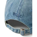 petten-gebogen-blauw-verstelbaar-classic-sport-denim-van-polo-ralph-lauren