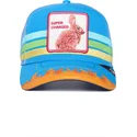 petten-gebogen-blauw-snapback-the-farm-van-goorin-bros