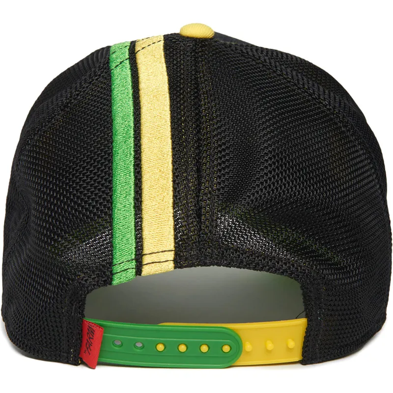 petten-gebogen-zwart-snapback-cheesy-dangerously-supercharged-the-farm-van-goorin-bros