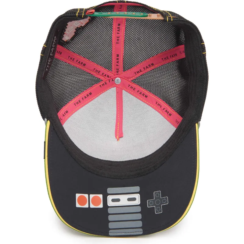 trucker-kasket-brun-sort-og-tudse-gron-battle-rash-zits-and-pimple-insert-coin-vol2-the-farm-fra-goorin-bros