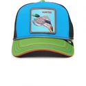 casquette-trucker-bleue-noire-et-verte-canard-hunted-get-the-zapper-insert-coin-vol2-the-farm-goorin-bros