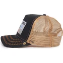 casquette-trucker-noire-et-beige-buffle-tough-model-no-70u9h-rodeo-the-farm-goorin-bros