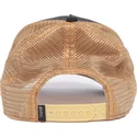 casquette-trucker-noire-et-beige-buffle-tough-model-no-70u9h-rodeo-the-farm-goorin-bros