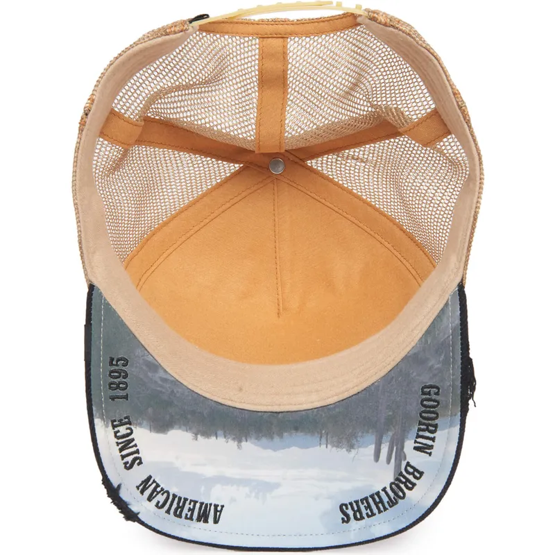 trucker-kasket-sort-og-beige-boffel-tough-model-no-70u9h-rodeo-the-farm-fra-goorin-bros