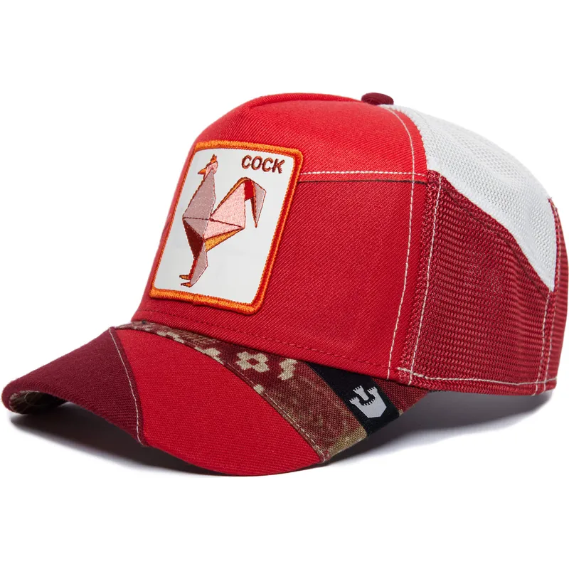 petten-gebogen-rood-snapback-the-farm-van-goorin-bros