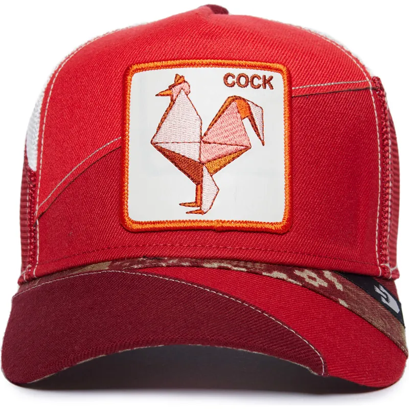 petten-gebogen-rood-snapback-the-farm-van-goorin-bros