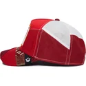 petten-gebogen-rood-snapback-the-farm-van-goorin-bros