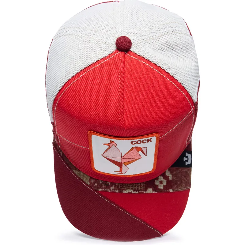 petten-gebogen-rood-snapback-the-farm-van-goorin-bros