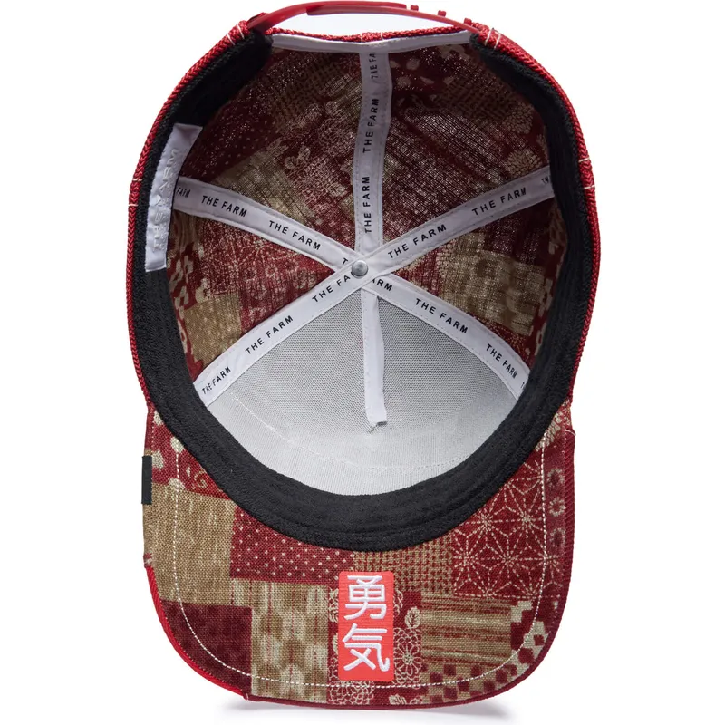 petten-gebogen-rood-snapback-the-farm-van-goorin-bros