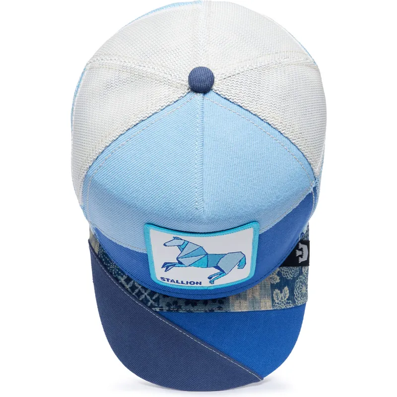 petten-gebogen-blauw-snapback-stallion-self-reliant-farmigami-the-farm-van-goorin-bros petten-gebogen-blauw-snapback-stallion-self-reliant-farmigami-the-farm-van-goorin-bros