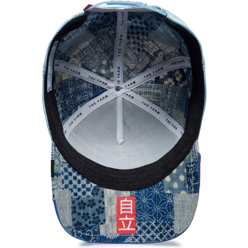 petten-gebogen-blauw-snapback-caballo-stallion-self-reliant-farmigami-the-farm-the-farm-van-goorin-bros