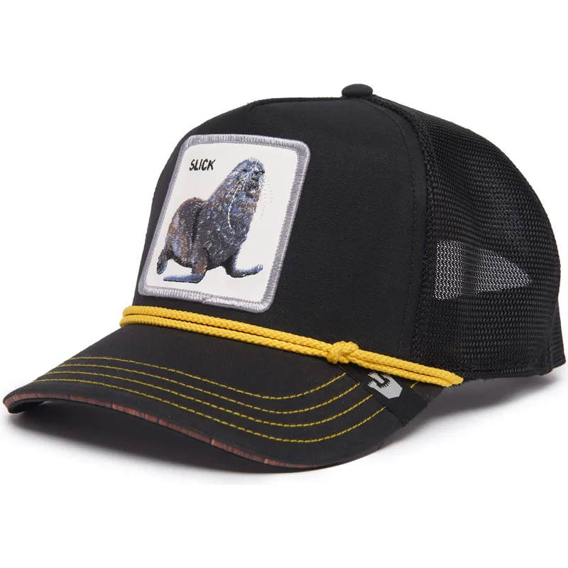petten-gebogen-zwart-snapback-the-farm-van-goorin-bros