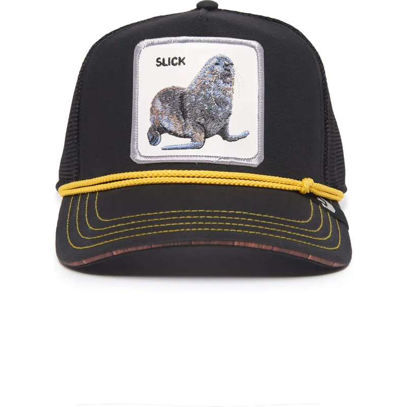 petten-gebogen-zwart-snapback-slick-seal-of-approval-nautical-nonsense-the-farm-van-goorin-bros