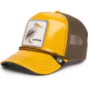 casquette-trucker-jaune-et-marron-pelican-captain-ol-man-bert-nautical-nonsense-the-farm-goorin-bros