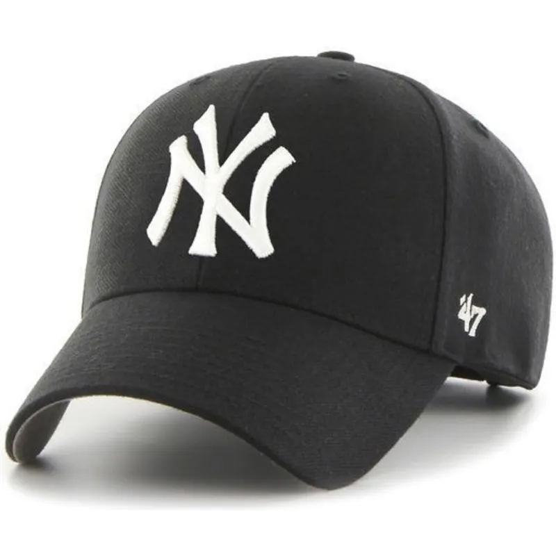 petten-gebogen-zwart-verstelbare-band-van-new-york-yankees-mlb-van-47-brand petten-gebogen-zwart-verstelbare-band-van-new-york-yankees-mlb-van-47-brand