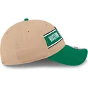 casquette-courbee-marron-et-verte-ajustable-9twenty-draft-2024-boston-celtics-nba-new-era