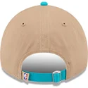 casquette-courbee-marron-et-bleue-ajustable-9twenty-draft-2024-charlotte-hornets-nba-new-era