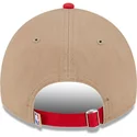new-era-curved-brim-9twenty-draft-2024-chicago-bulls-nba-brown-and-red-adjustable-cap