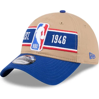 Petten gebogen bruin verstelbaar 9TWENTY Draft 2024 van NBA van New Era