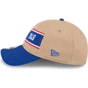 casquette-courbee-marron-et-bleue-ajustable-9twenty-draft-2024-nba-new-era