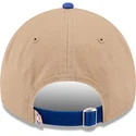 casquette-courbee-marron-et-bleue-ajustable-9twenty-draft-2024-nba-new-era