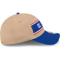 casquette-courbee-marron-et-bleue-ajustable-9twenty-draft-2024-nba-new-era