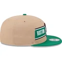 casquette-plate-marron-et-verte-snapback-9fifty-draft-2024-boston-celtics-nba-new-era