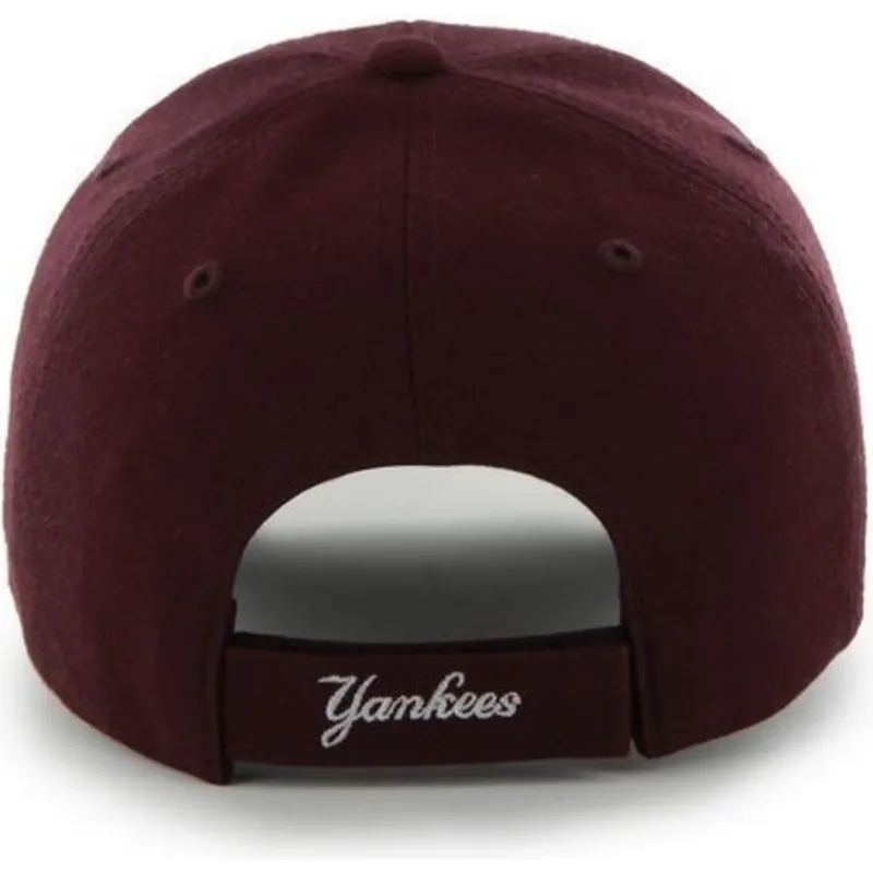 petten-gebogen-rood-verstelbaar-van-new-york-yankees-mlb-van-47-brand