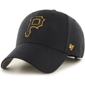 petten-gebogen-zwart-verstelbare-band-van-pittsburgh-pirates-mlb-van-47-brand