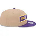 new-era-flat-brim-9fifty-draft-2024-los-angeles-lakers-nba-brown-and-purple-snapback-cap