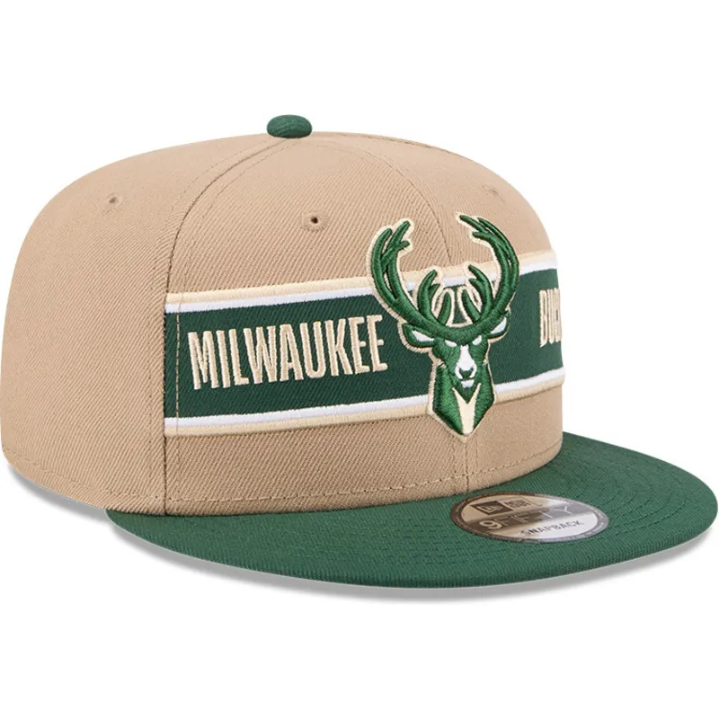 petten-plat-bruin-snapback-9fifty-draft-2024-van-milwaukee-bucks-nba-van-new-era petten-plat-bruin-snapback-9fifty-draft-2024-van-milwaukee-bucks-nba-van-new-era