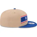 gorra-plana-marron-y-azul-snapback-9fifty-draft-2024-de-nba-de-new-era