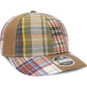 new-era-x-original-madras-trading-company-curved-brim-9fifty-retro-crown-relaxed-heritage-fit-brown-adjustable-cap