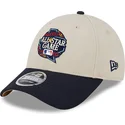 buet-beige-og-marinebla-snapback-kasket-all-star-game-9forty-stretch-snap-fan-pack-fra-mlb-fra-new-era