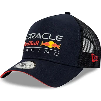 Navyblå A Frame Essential truckerkeps från Red Bull Racing Formula 1 av New Era