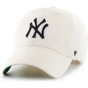 petten-gebogen-creme-verstelbare-band-negro-van-new-york-yankees-mlb-van-47-brand