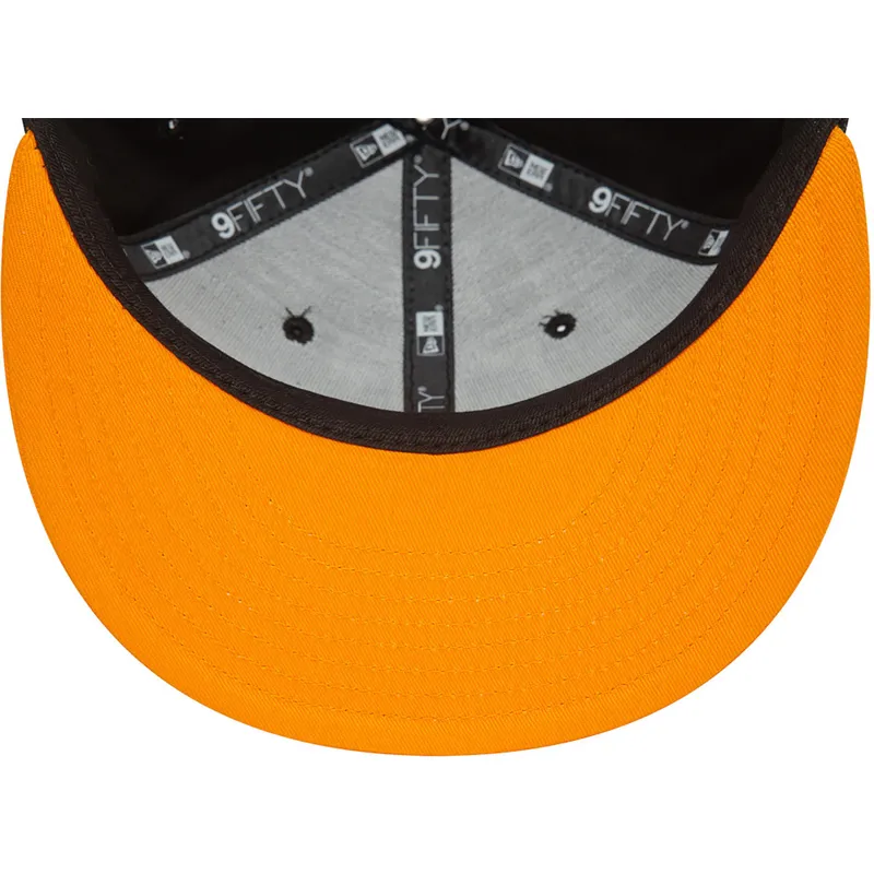 sort-og-orange-flat-cap-snapback-9fifty-essentials-fra-mclaren-racing-formula-1-fra-new-era