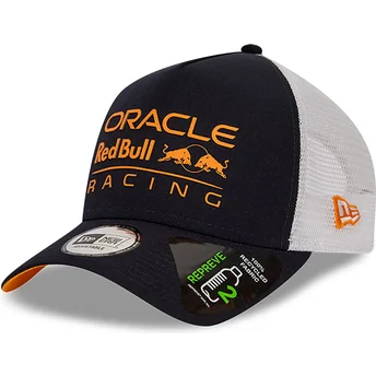 Casquette trucker bleue marine et blanche E Frame REPREVE Red Bull Racing Formula 1 New Era